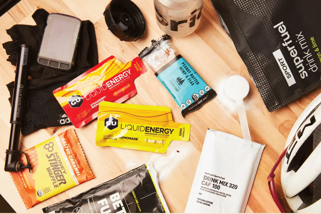 Nutrition collection at The Bike Zone