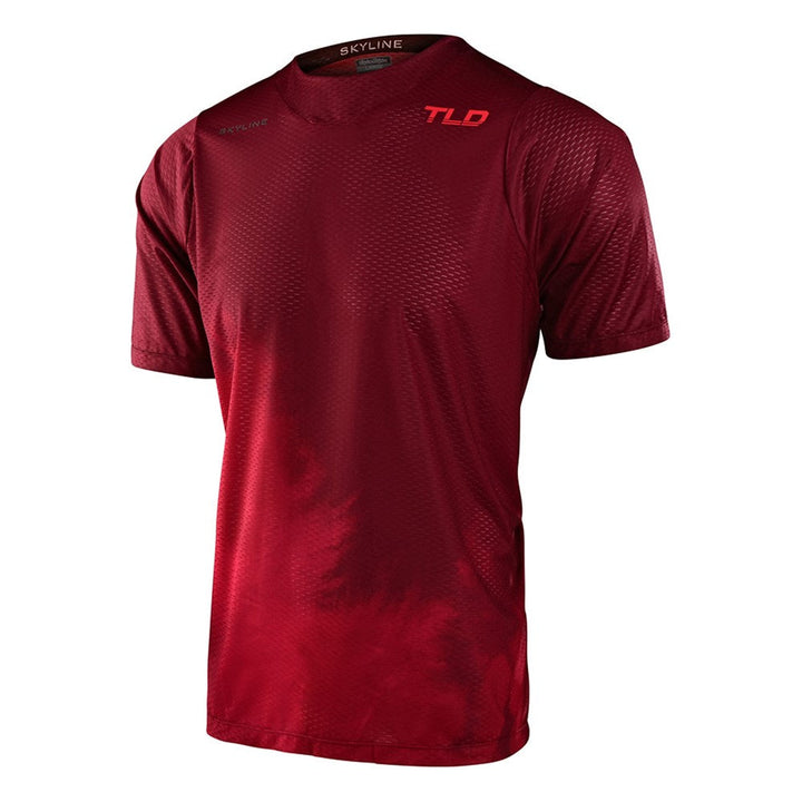 Troy Lee Designs Skyline Air short sleeve jersey — Fades Wine — front