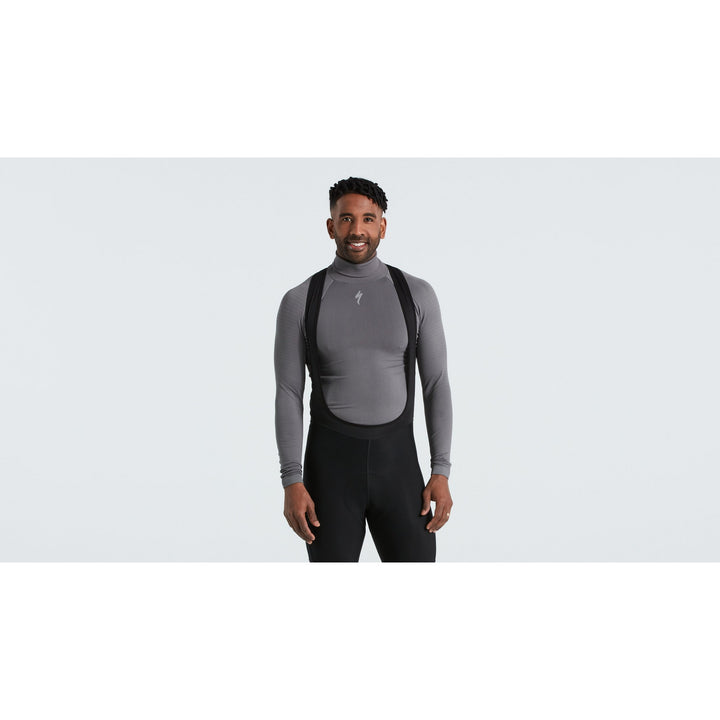 Men's Seamless Roll Neck Long Sleeve Base Layer