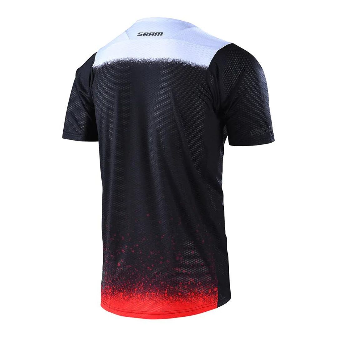 Troy Lee Designs Skyline Air short sleeve jersey — SRAM Roost Black — back