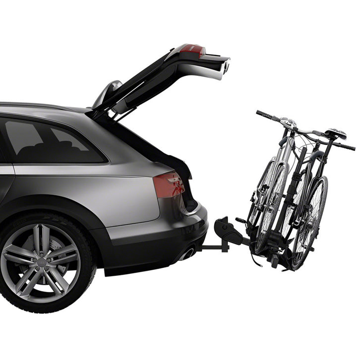 DoubleTrack Pro XT Hitch Bike Rack - 1.25"/2" Receiver, 2-Bike, Black