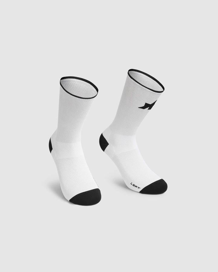 Assos RS SUPERLEGER Socks S11 - White Series