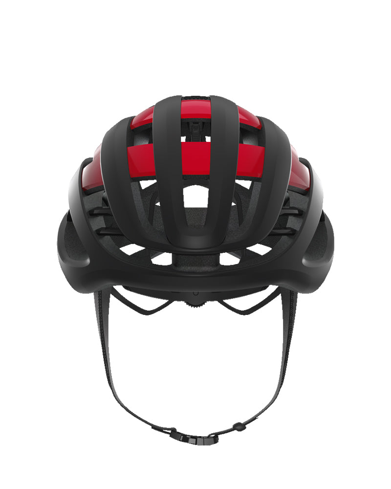 ABUS AirBreaker - Black/Red - front view