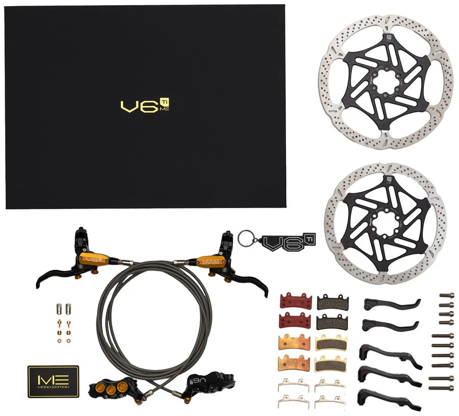 HOPE EVO V6Ti- Mono Edition Set- 220/200mm- Braided