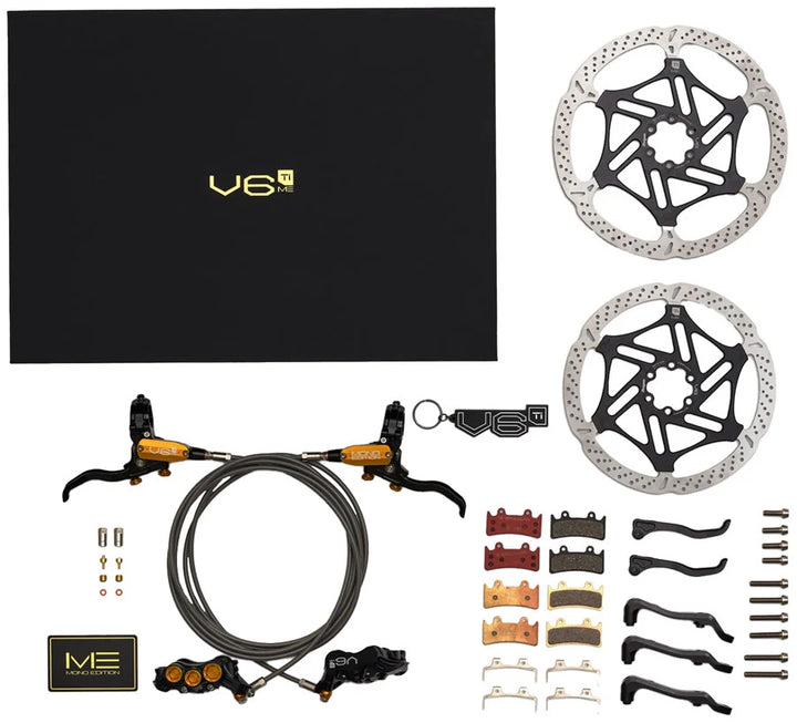 HOPE EVO V6Ti- Mono Edition Set- 220/200mm- Braided