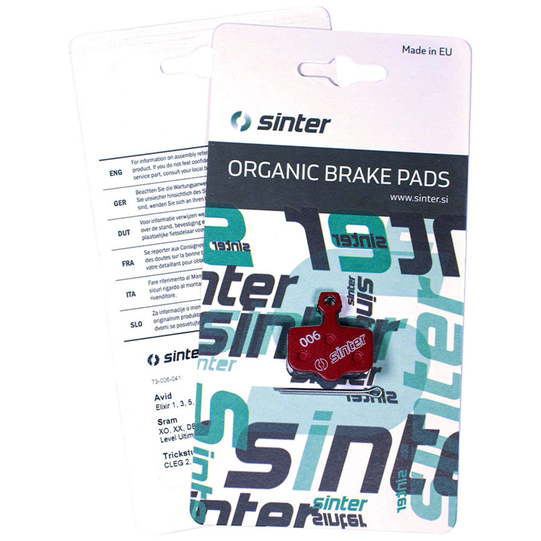 Red s514 Compound Organic Disc Brake Pads