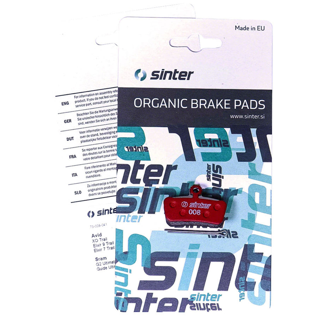 Red s514 Compound Organic Disc Brake Pads