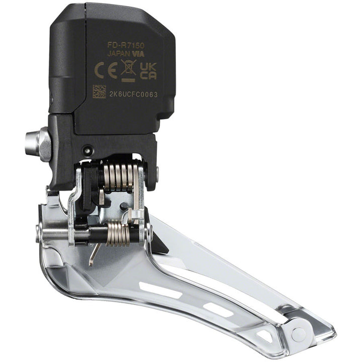 105 FD-R7150 Di2 Front Derailleur - 2x, For 2x12-Speed, Braze-On, Down-Swing, Black
