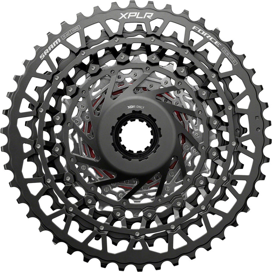 Force XPLR XG-1371 Cassette - 13-Speed, 10-46t, For XDR Driver, Silver, E1