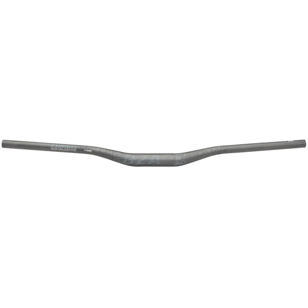 BZA Handlebar - BZA Handlebar - Carbon, 15mm Rise, 35mm, 800mm, Black/Gray