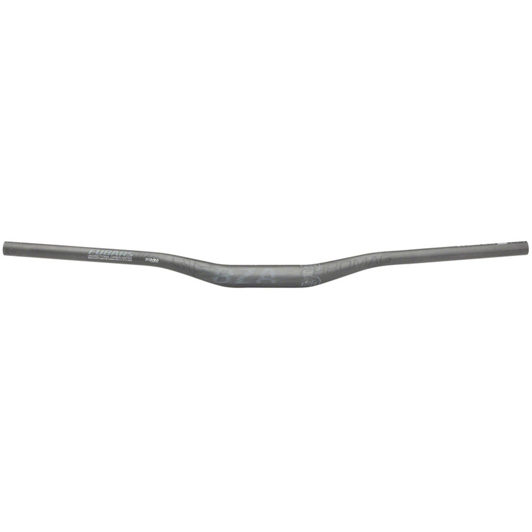 BZA Handlebar - BZA Handlebar - Carbon, 15mm Rise, 35mm, 800mm, Black/Gray