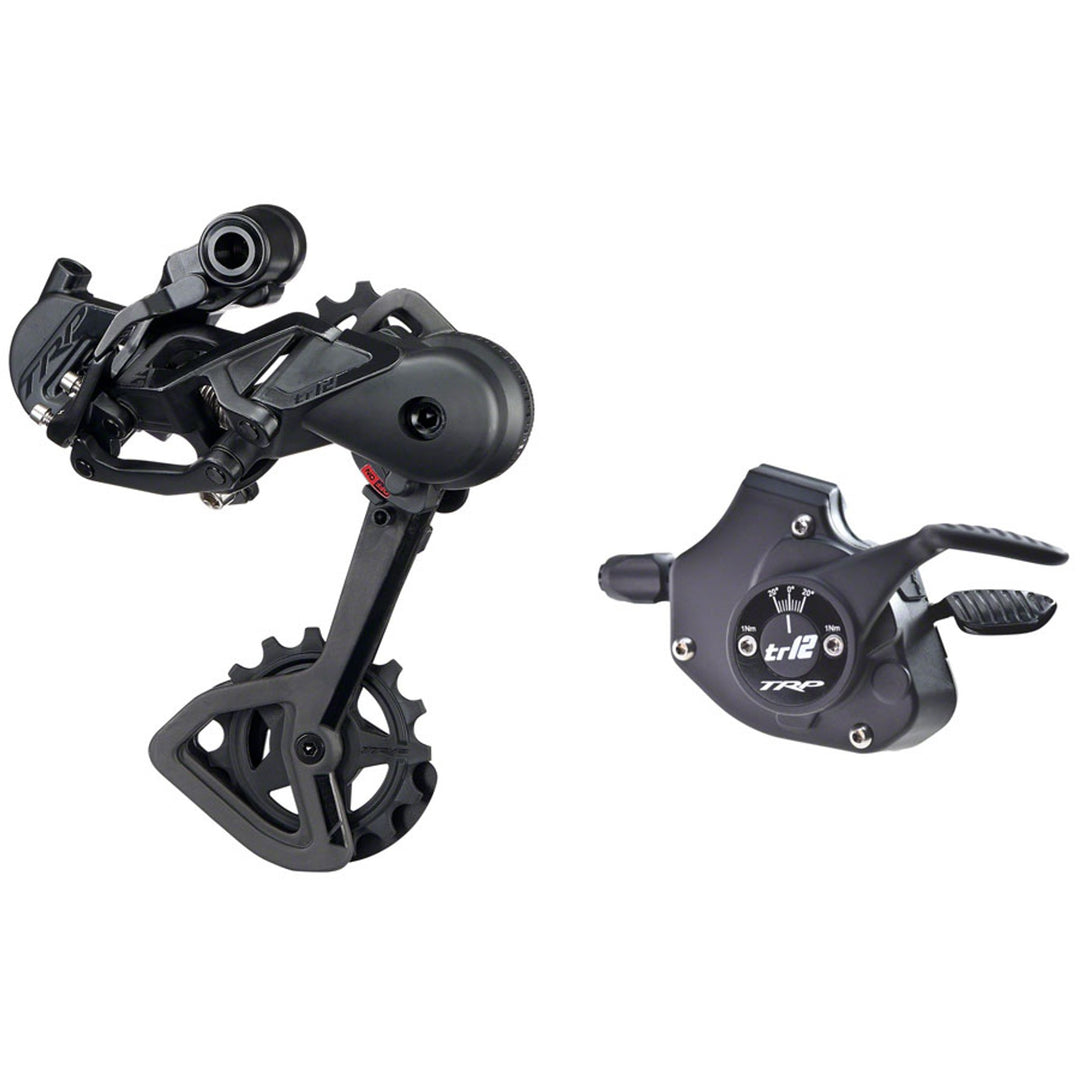 TR12 Rear Derailleur and Shifter Kit - Black - Default Title
