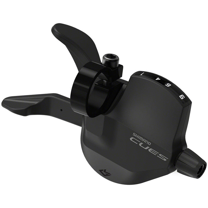 CUES SL-U4000-9R Shifter - Right, 9-Speed, Rapidfire Plus, Optical Gear Display, Black
