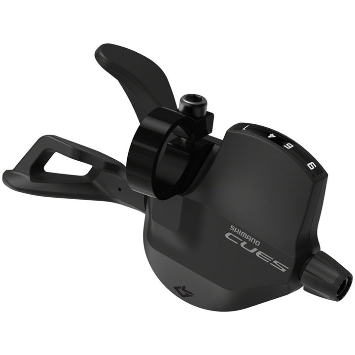 CUES SL-U4010-9R Shifter - Right, 9-Speed, Rapidfire Plus, Optical Gear Display, Black