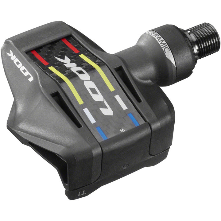KEO BLADE CARBON CERAMIC Ti Pedals - KEO Blade Carbon Ceramic Ti Pedals - Single Sided Clipless, Titanium, 9/16", Black. 53mm QF, 16Nm