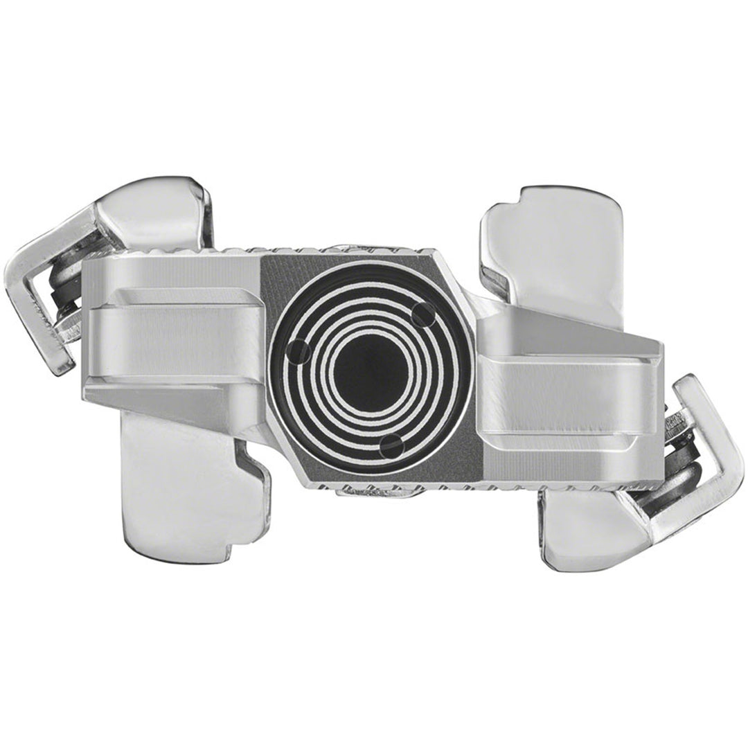X-TRACK Single Power Pedals - Dual Sided Clipless, Chromoly,  9/16", Silver