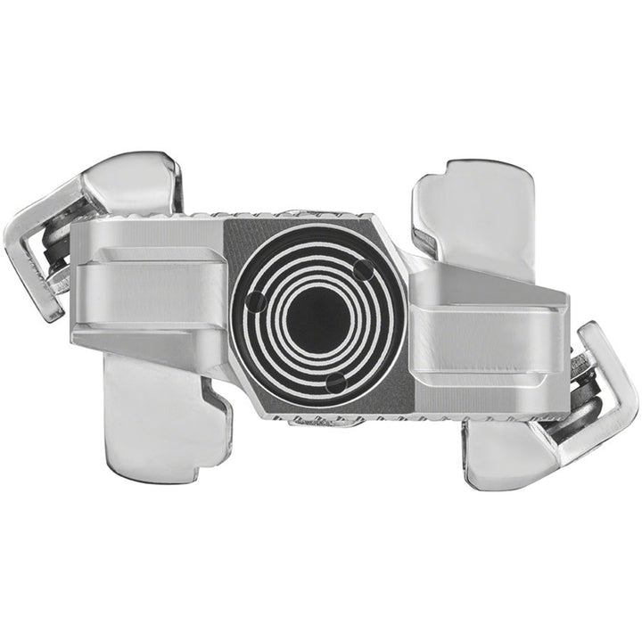 X-TRACK Single Power Pedals - Dual Sided Clipless, Chromoly,  9/16", Silver