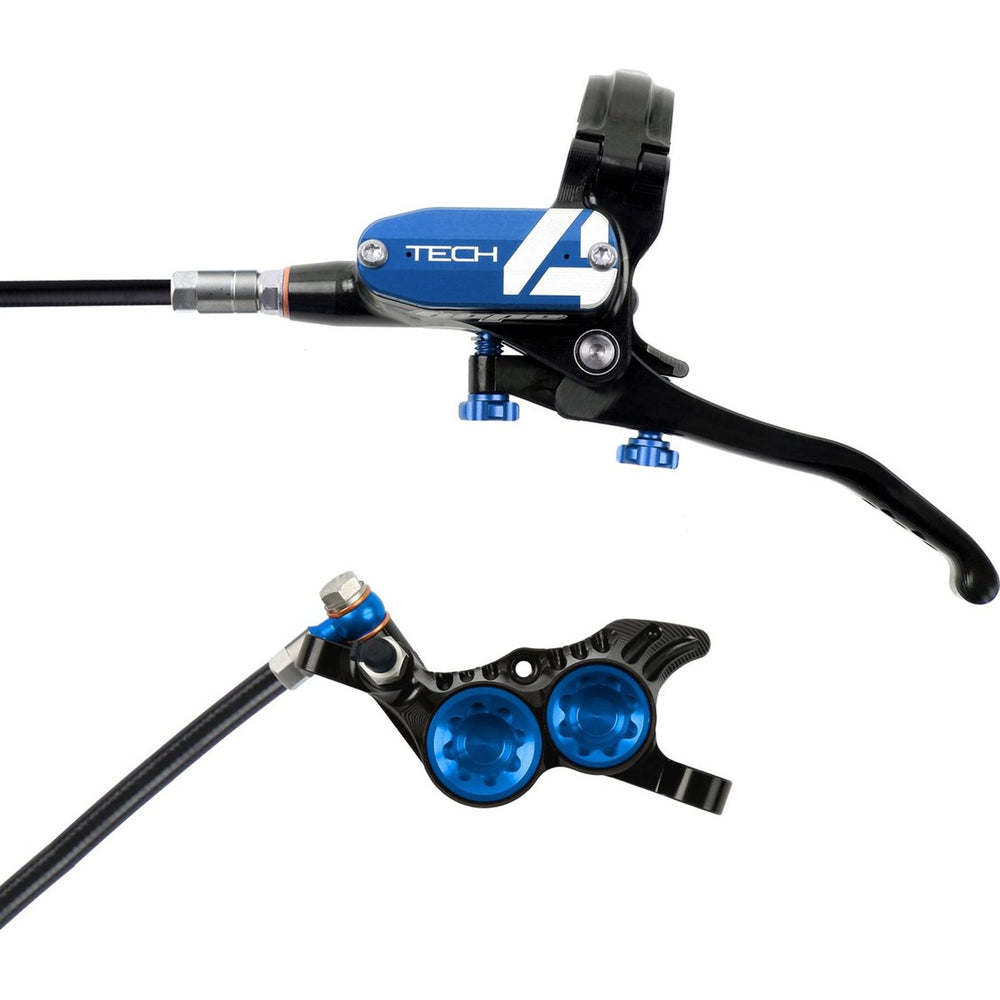 Hope Tech 4 V4 standard hose disc brake - Black/Blue