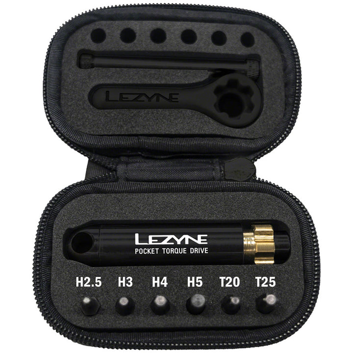 Pocket Torque Drive Torque Wrench - 2-6 Nm, 2.5, 3, 4, 5MM, T20, AND T25 BITS, With Storage Case, Black