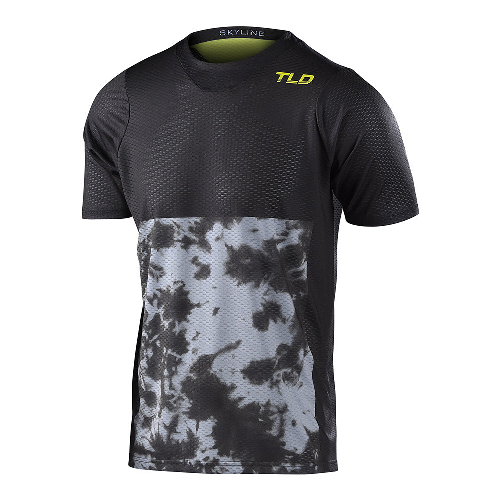 Troy Lee Designs Skyline Air short sleeve jersey — Breaks Carbon — front
