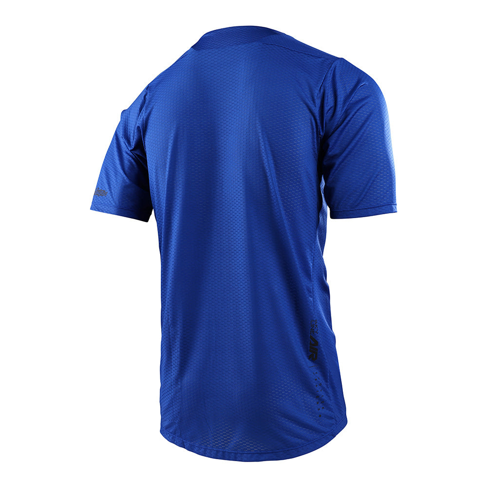Troy Lee Designs Skyline Air short sleeve jersey — Mono True Blue — back