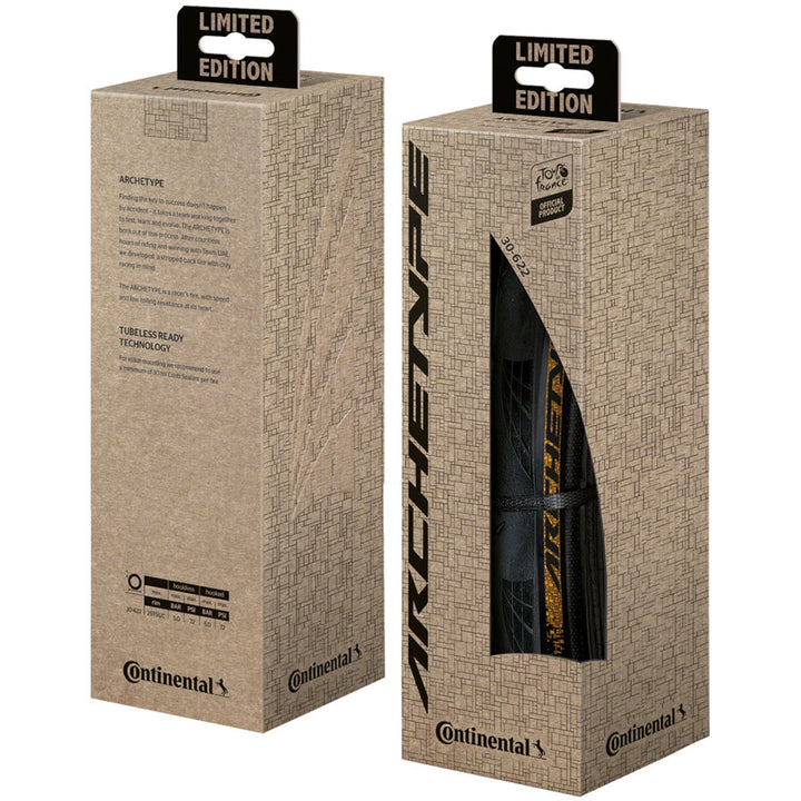 Archetype Tire - 700 x 30, Tubeless, Folding, Black/Tour de France Limited Edition, BlackChili, ACT, Lazer Grip
