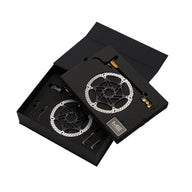 HOPE EVO V6Ti- Mono Edition Set- 220/200mm- Braided