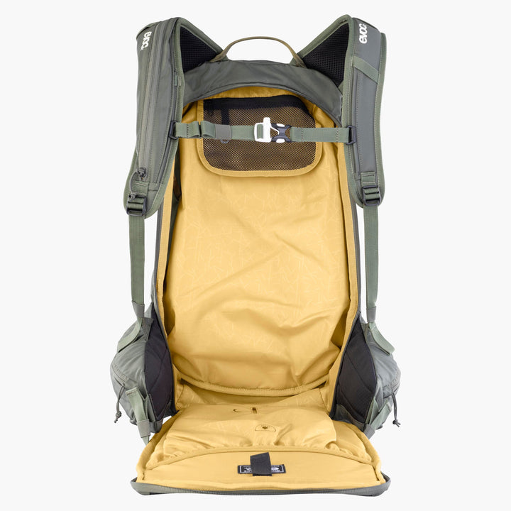 EVOC LINE 20 backpack — Dark Olive — rear view