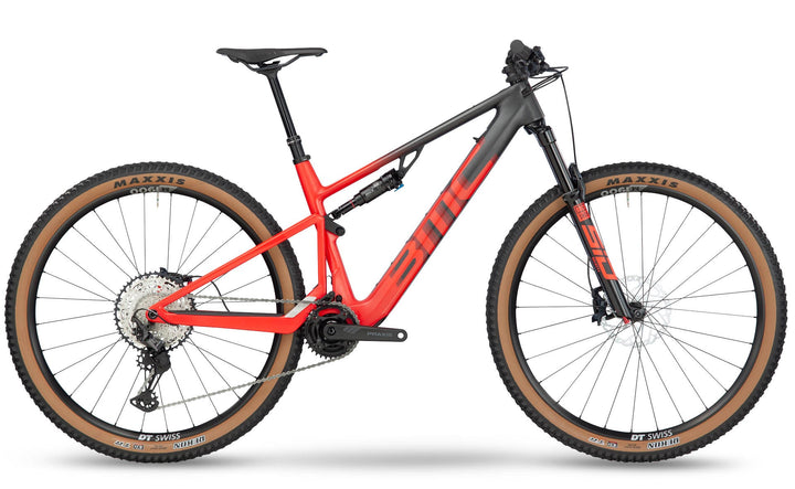 2023 BMC Fourstroke AMP LT TWO USA in Carbon/Red — drive-side view