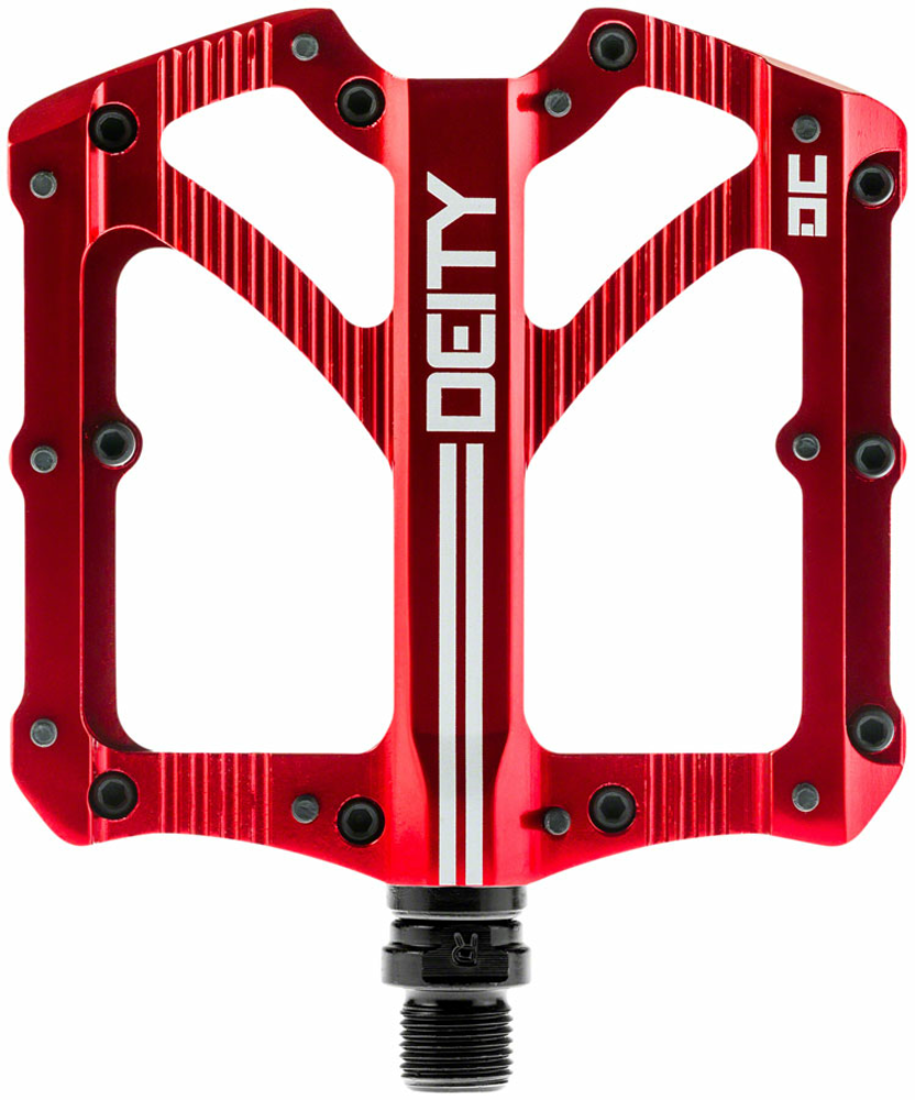 Deity Bladerunner Aluminum Platform Pedals - Red