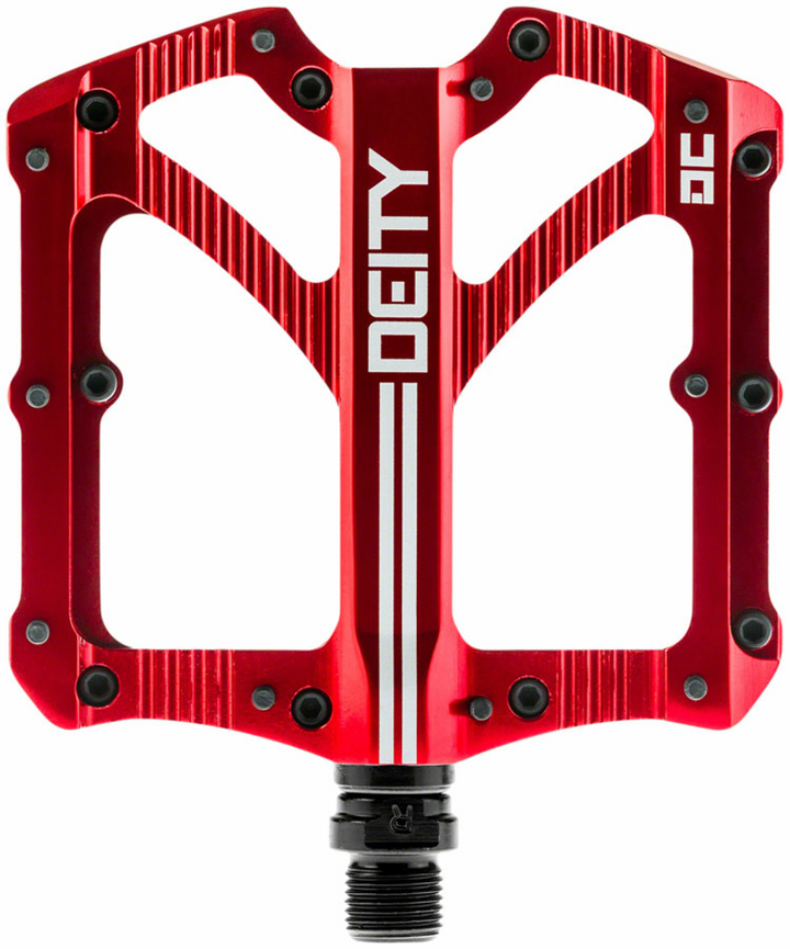 Deity Bladerunner Aluminum Platform Pedals - Red