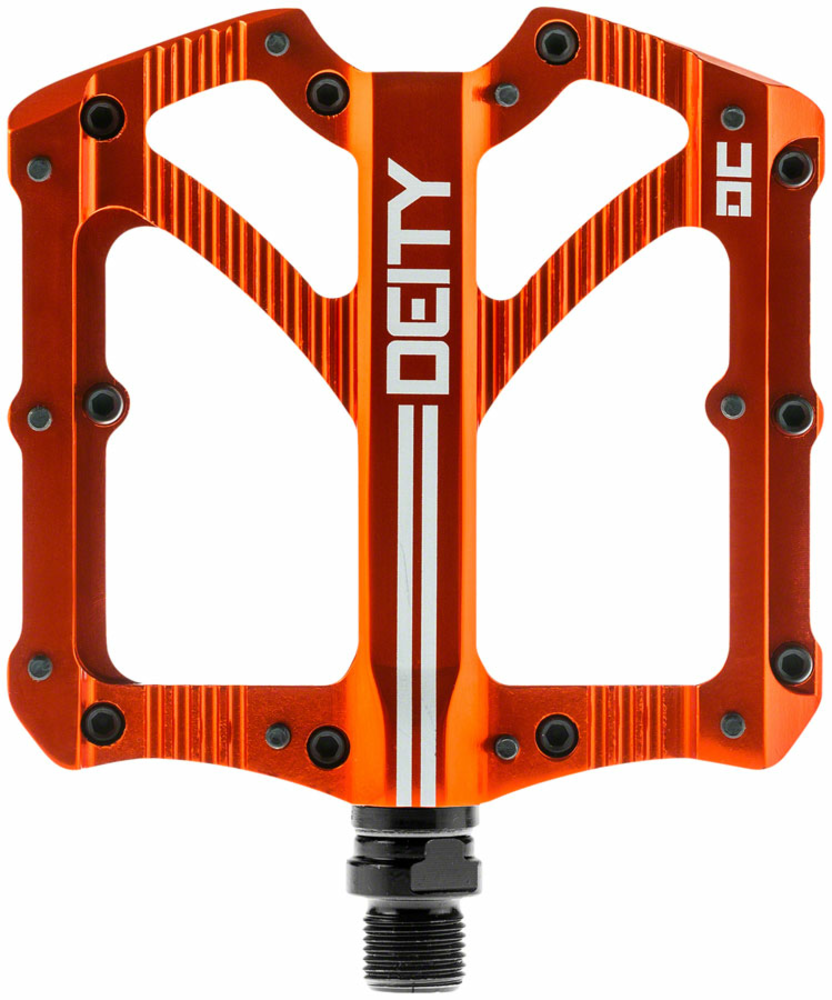 Deity Bladerunner Aluminum Platform Pedals - Orange