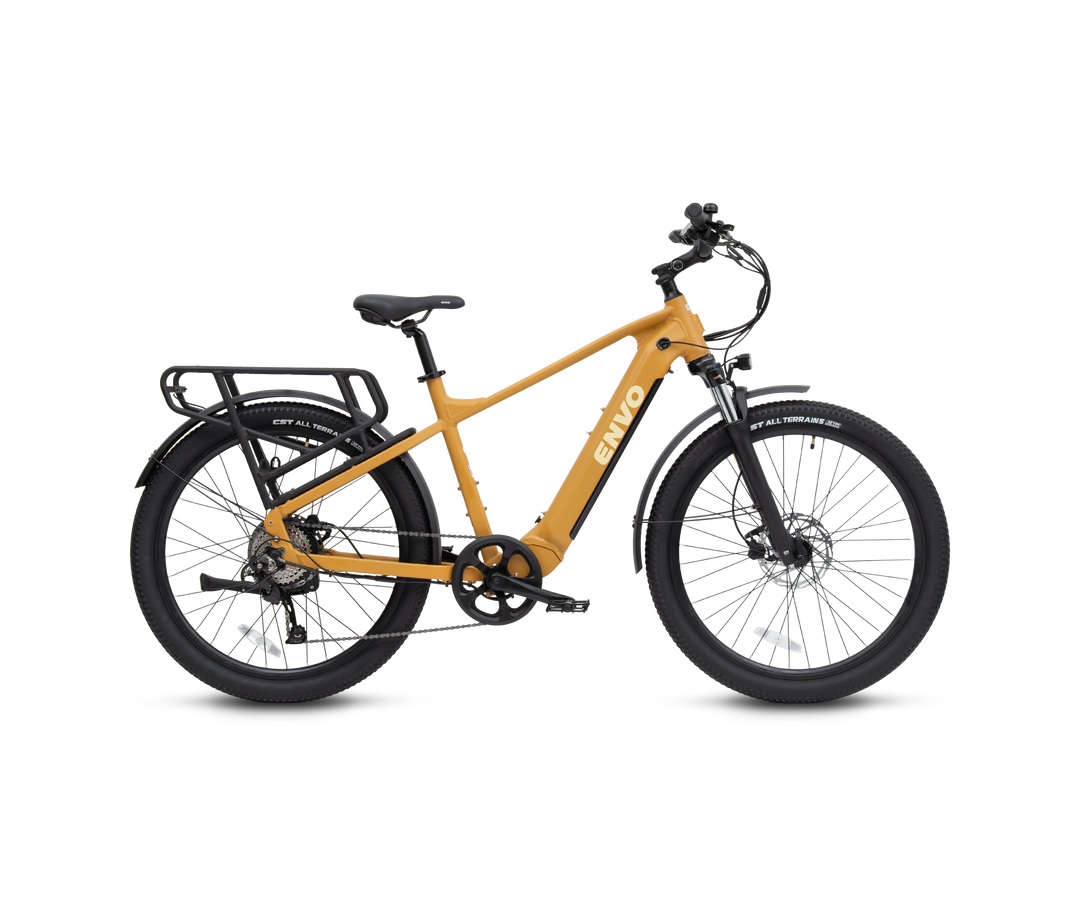 ENVO D50 — Mustard, drive-side view