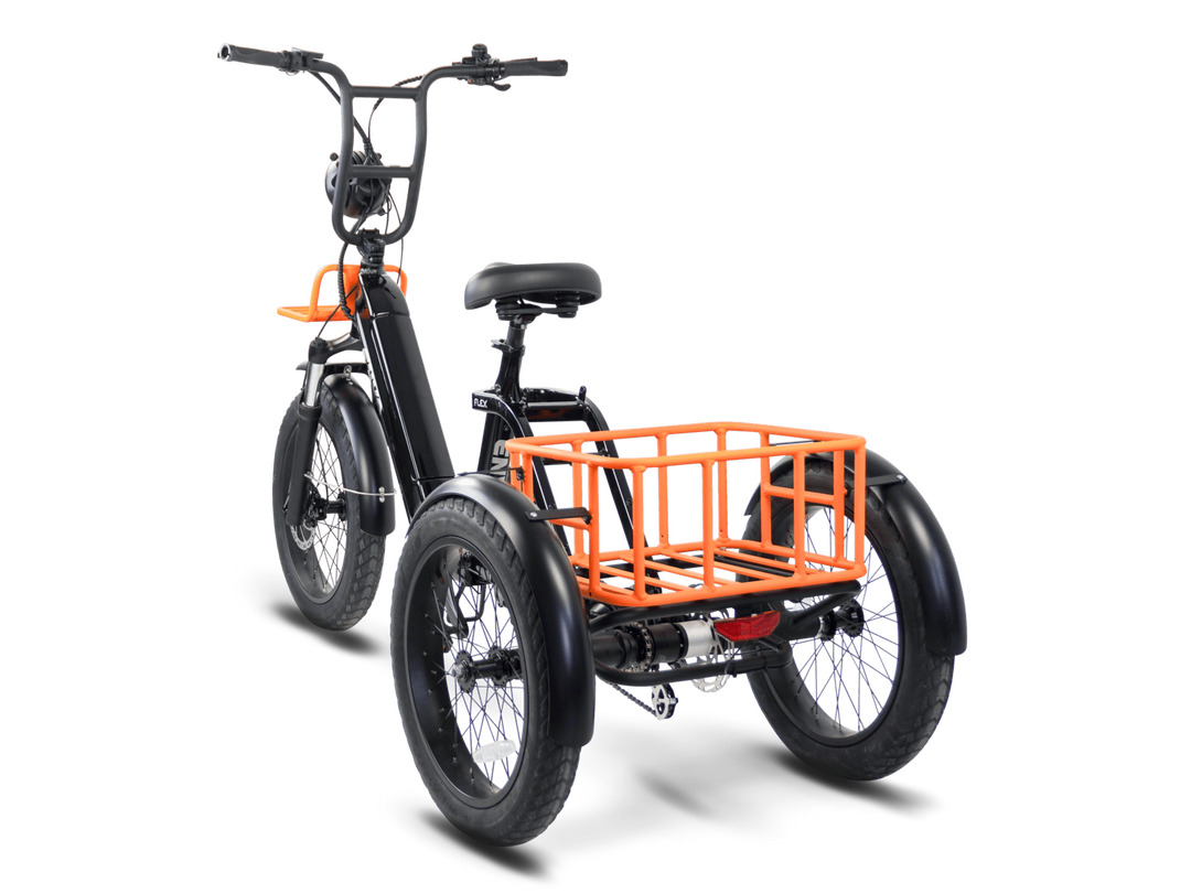 ENVO Flex Trike — Orange trim, rear view