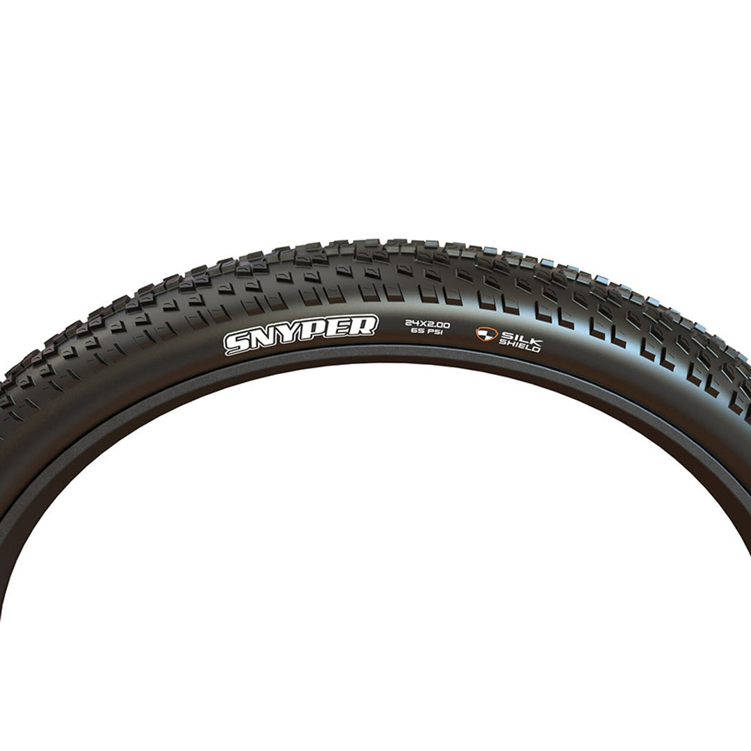 Snyper, Mountain Tire, 24''x2.00, Folding, Clincher, Dual, SilkShield, 60TPI, Black