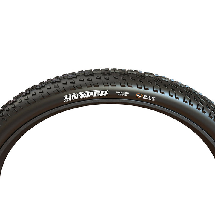 Snyper, Mountain Tire, 24''x2.00, Folding, Clincher, Dual, SilkShield, 60TPI, Black