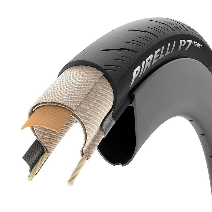P7 Sport Tire - Folding - Clincher - Black