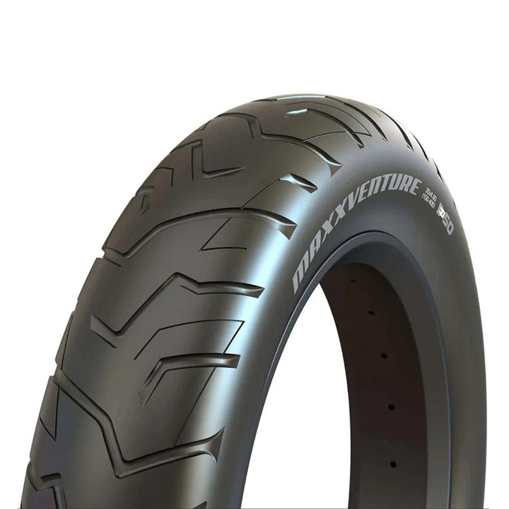 MaxxVenture, Tire, 20"x4.00, Wire, Clincher, 27x2TPI, Black