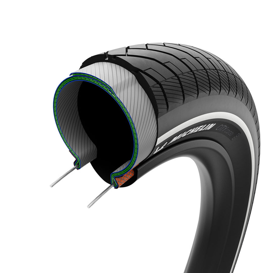 City Cargo TT Tire - Wire - Black