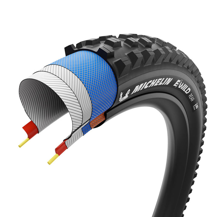 E-WILD PERFORMANCE LINE Rear Tire - Folding - Tubeless Ready - Black