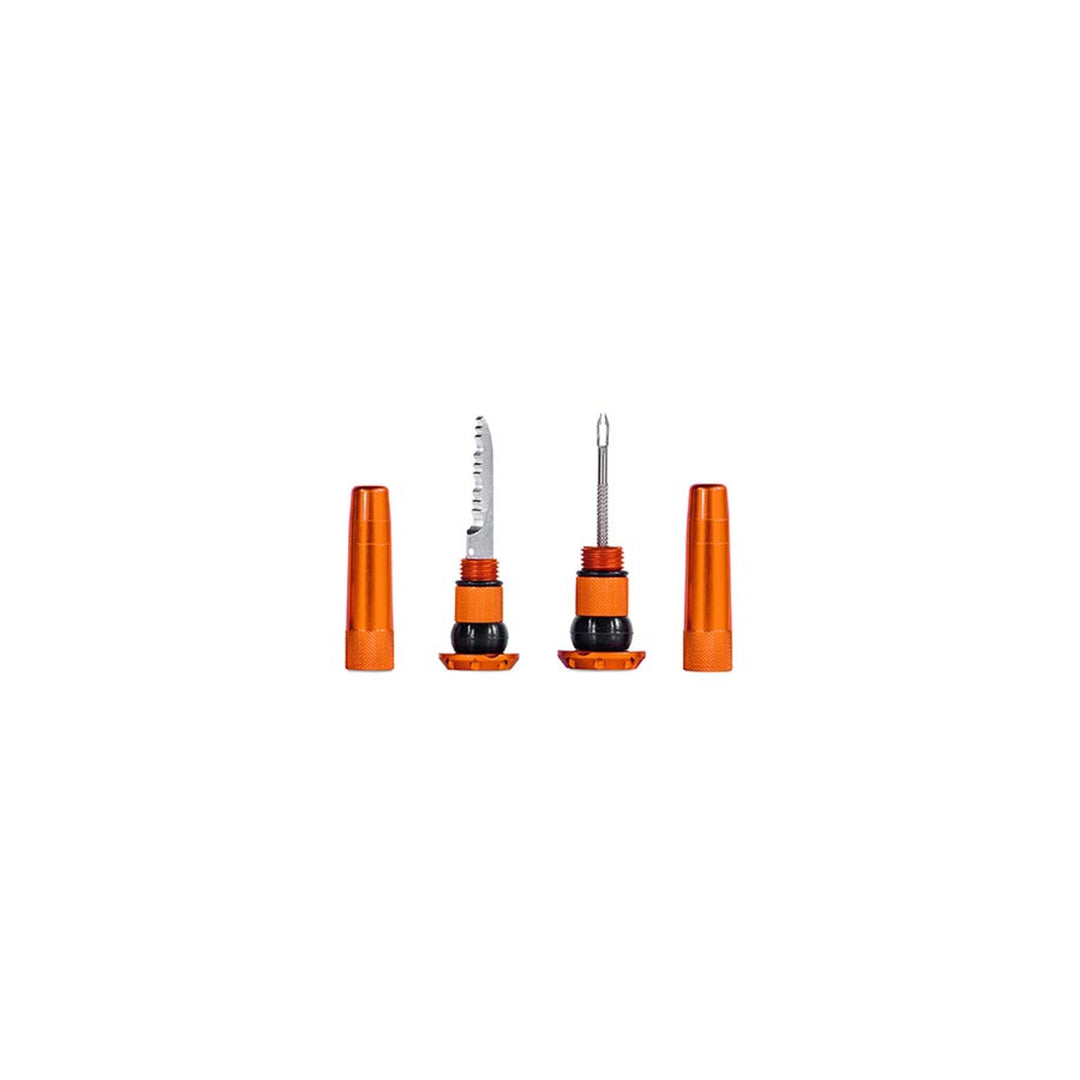 Stealth Tubeless Plugs, Patch Kit, Orange, Pair