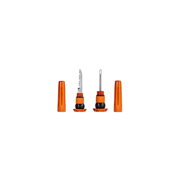 Stealth Tubeless Plugs, Patch Kit, Orange, Pair