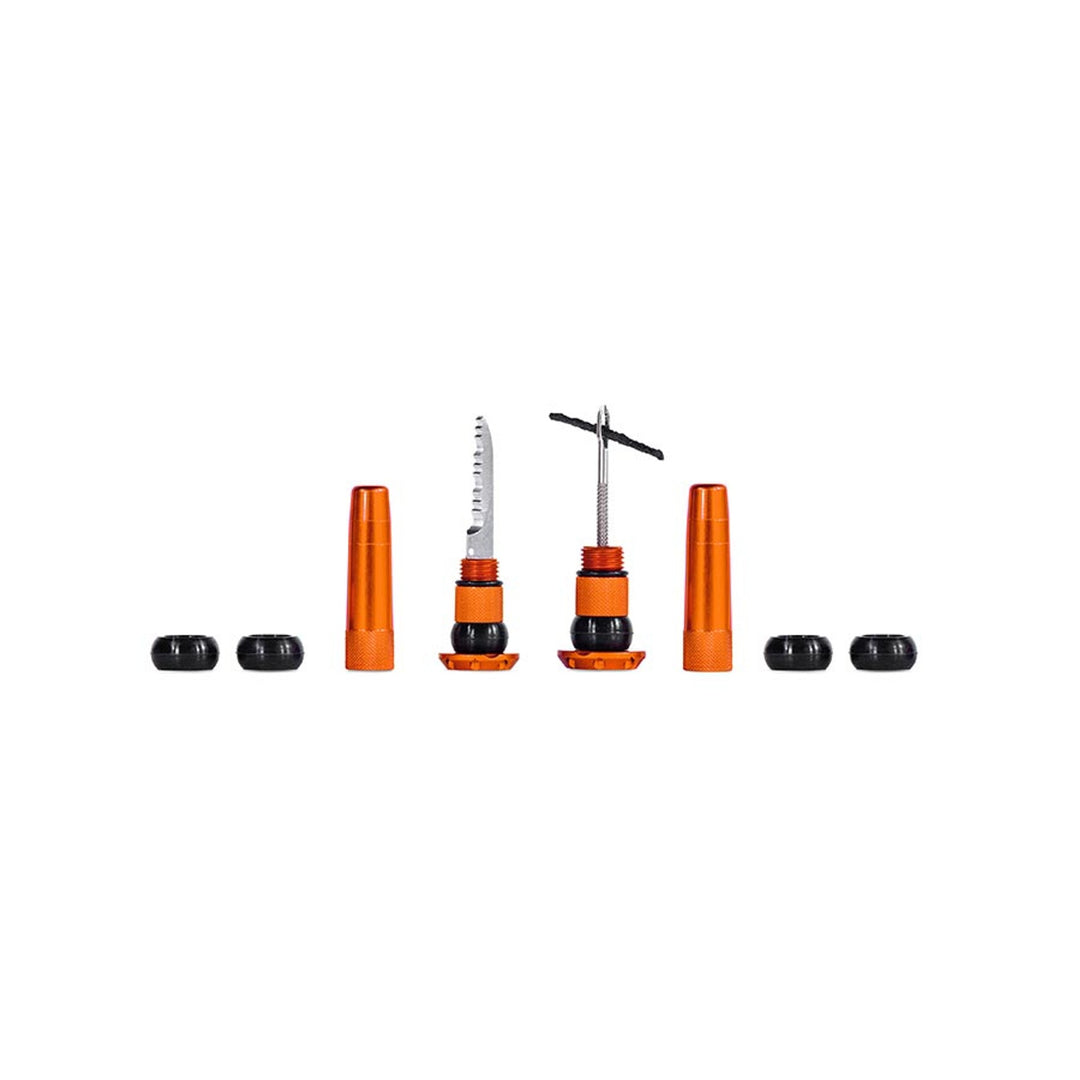 Stealth Tubeless Plugs, Patch Kit, Orange, Pair