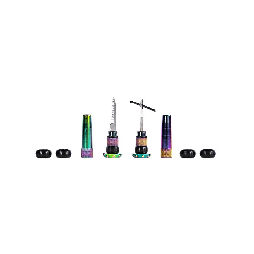 Stealth Tubeless Plugs, Patch Kit, Orange, Pair