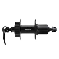 FH-QB400, Disc Hub, Rear, 36H, 6-bolt, QR, 135mm, Shimano HG, Black, EFHQB400HMAZB