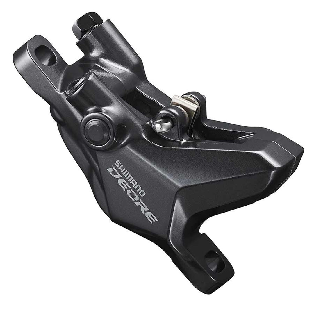 Deore BL-M6100 / BR-M6100, MTB Hydraulic Disc Brake, Front, Post mount, Disc: Not included, Black