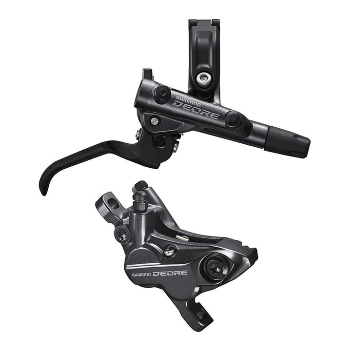 Deore BL-M6100 / BR-M6120, MTB Hydraulic Disc Brake, Rear, Post mount, Disc: Not included, Black