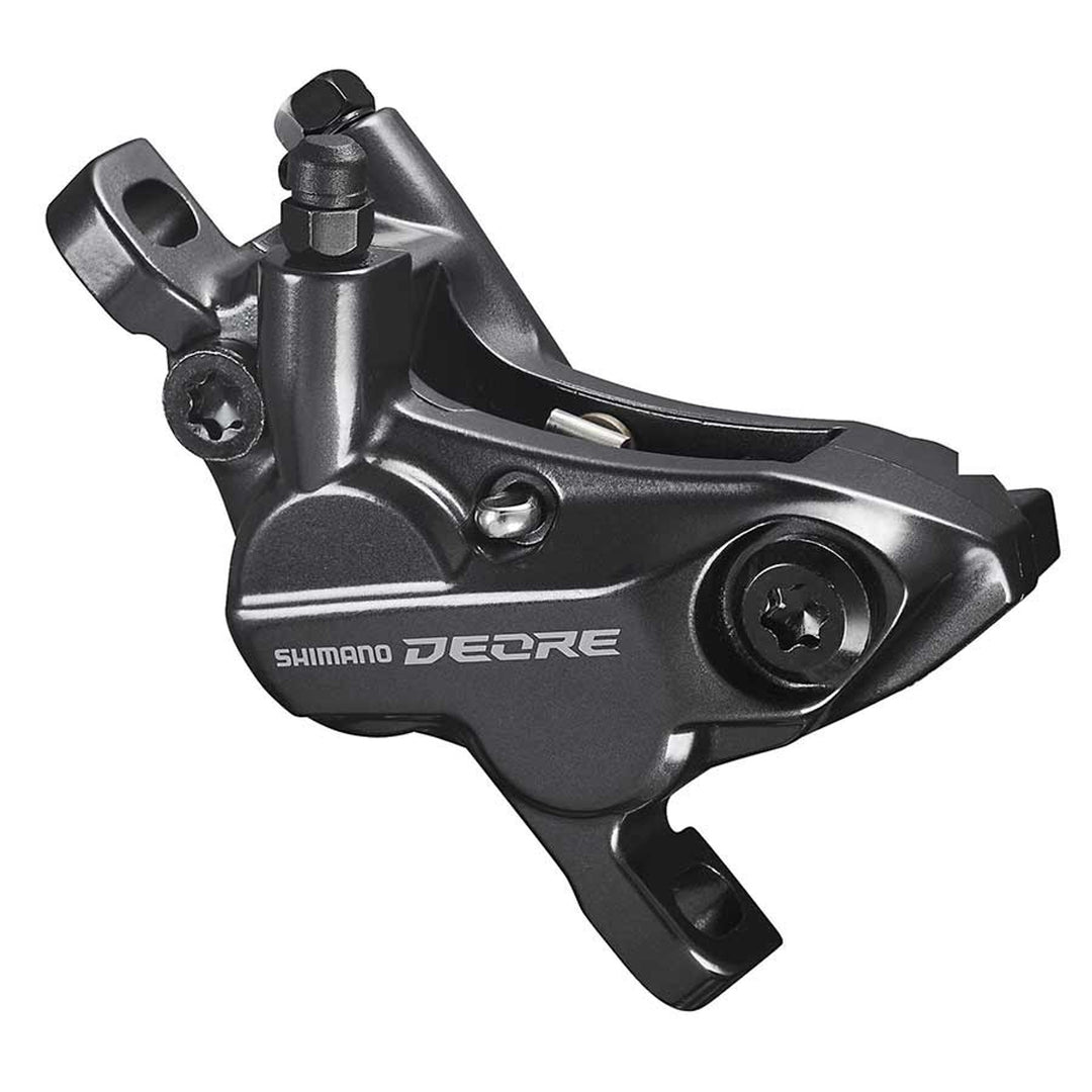 Deore BL-M6100 / BR-M6120, MTB Hydraulic Disc Brake, Rear, Post mount, Disc: Not included, Black