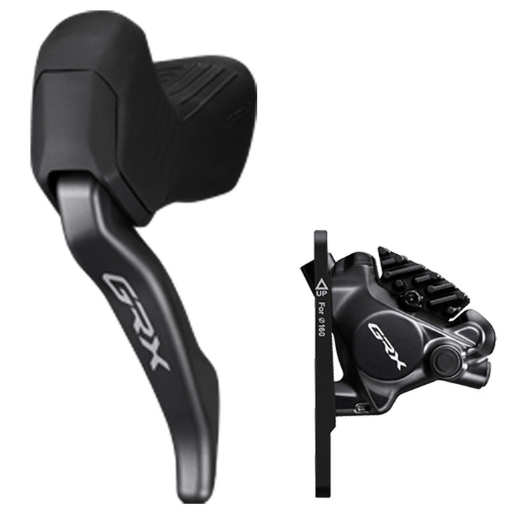 GRX Di2 ST-RX825 / BR-RX820, Road Hydraulic Disc Brake, Rear, Flat mount, 140 or 160mm (not included), 136g, Black, IRX8251DRRDSC170A