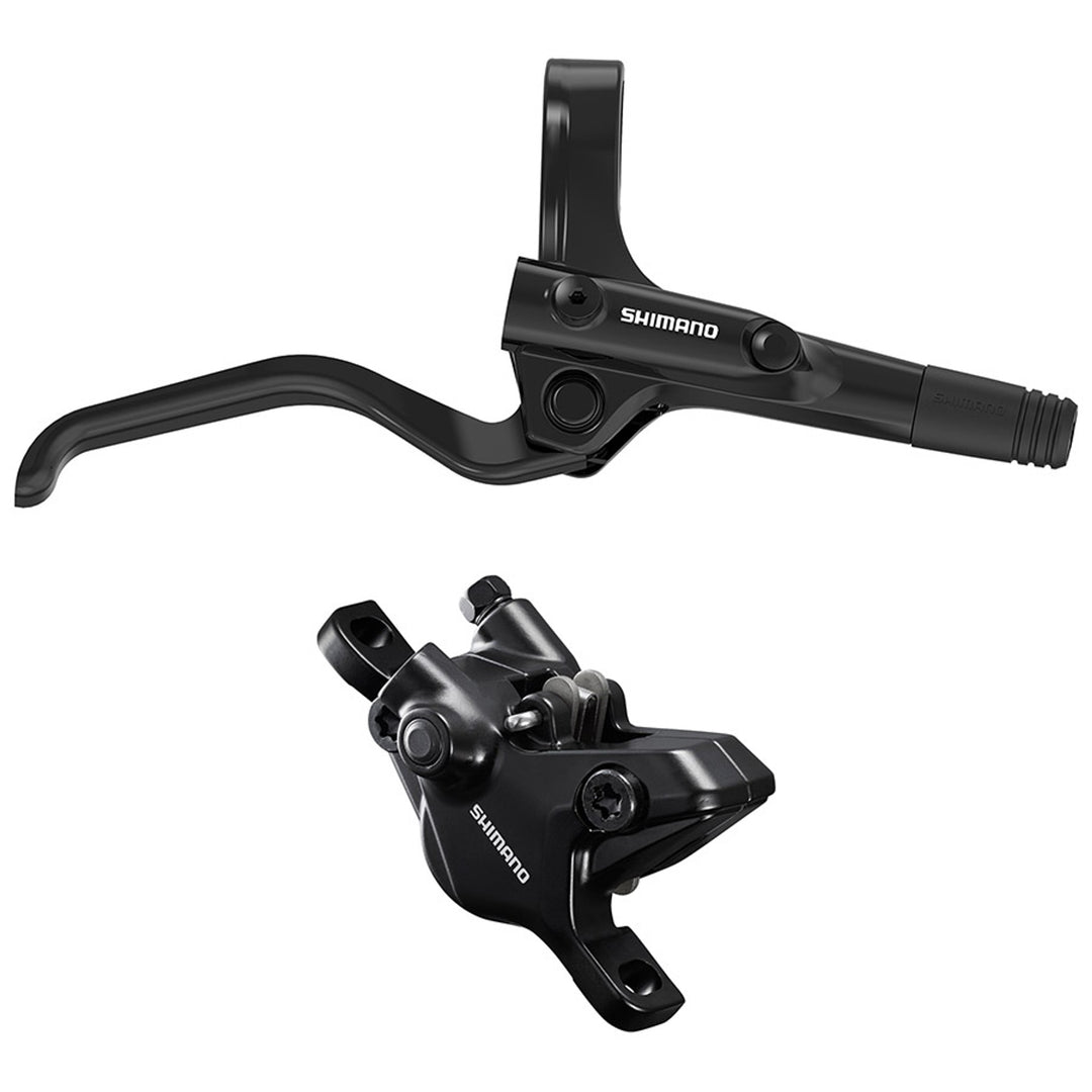 CUES BL-UR405 / BR-MT410, MTB Hydraulic Disc Brake, Front, Post mount, Disc: 140 to 203mm (not included), Black, EMT4104JLFPRA100